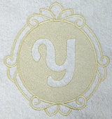 Script Letter Y - 7.8 Inch (Embossed)