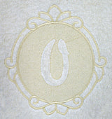 Script Number 0 - 7.8 Inch (Embossed)