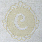 Script Letter C - 7.8 Inch (Embossed)