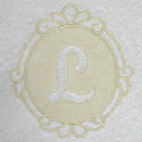 Script Letter L - 7.8 Inch (Embossed)