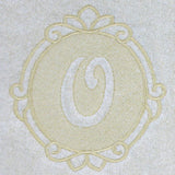 Script Letter O - 7.8 Inch (Embossed)