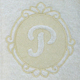 Script Letter P - 7.8 Inch (Embossed)