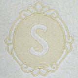 Script Letter S - 7.8 Inch (Embossed)
