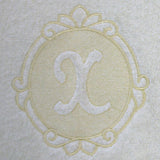 Script Letter X - 7.8 Inch (Embossed)