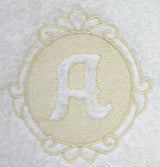 Script Letter A - 7.8 Inch (Embossed)