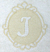 Script Letter J - 7.8 Inch (Embossed)
