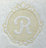 Script Letter R - 7.8 Inch (Embossed)