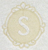 Script Letter S - 7.8 Inch (Embossed)