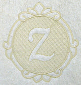 Script Letter Z - 7.8 Inch (Embossed)
