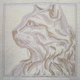 Cat Portrait (Embossed)