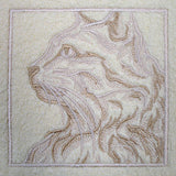 Cat Portrait (Embossed)