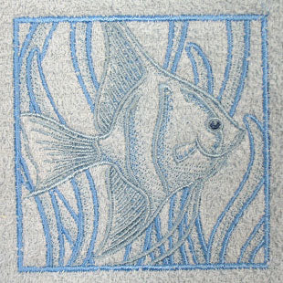Angel Fish (Embossed)