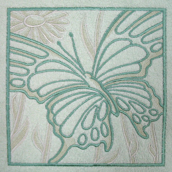 Butterfly in Flight (Embossed)