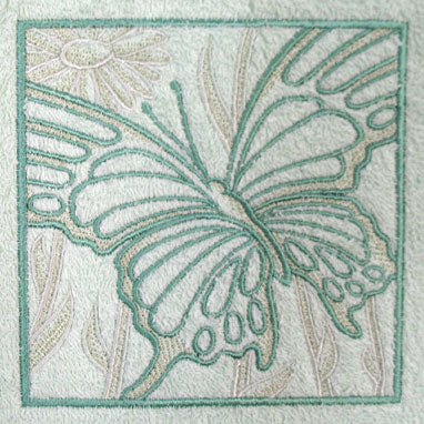 Butterfly in Flight (Embossed)