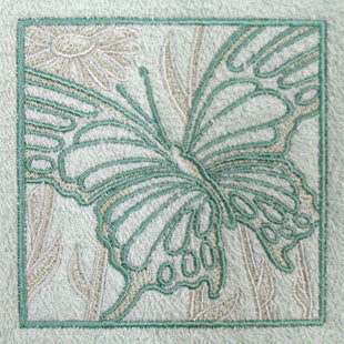 Butterfly in Flight (Embossed)