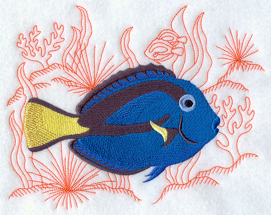 Deep Sea Stitching - Blue Tang