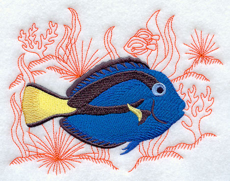 Deep Sea Stitching - Blue Tang