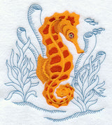 Deep Sea Stitching - Seahorse