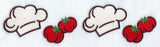 Chef Hat and Tomatoes Border