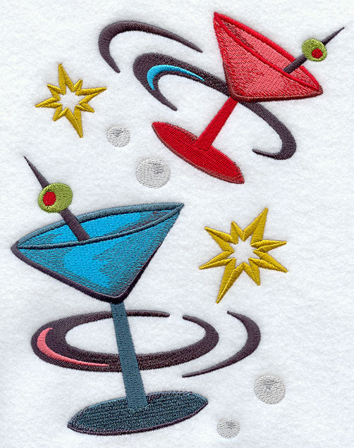 Retro Cocktails Panel