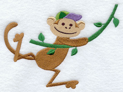 Little Mister Monkey Swings Through the Air