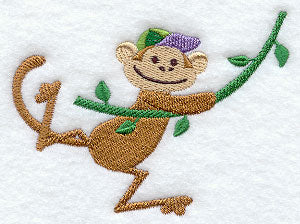 Little Mister Monkey Swings Through the Air