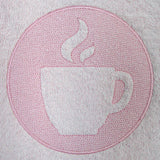 Steaming Coffee Cup (Embossed)