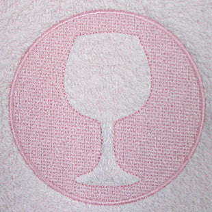 Wine Glass (Embossed)