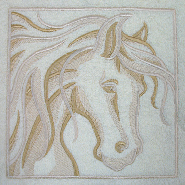 Horse Portrait (Embossed)