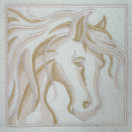 Horse Portrait (Embossed)