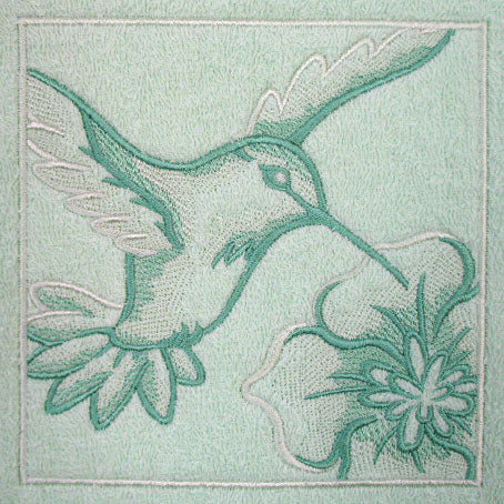 Hummingbird Portrait (Embossed)