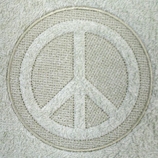 Peace Sign (Embossed)