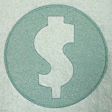 Dollar Sign (Embossed)