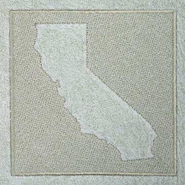 California (Embossed)