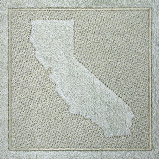 California (Embossed)