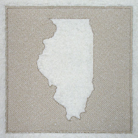 Illinois (Embossed)