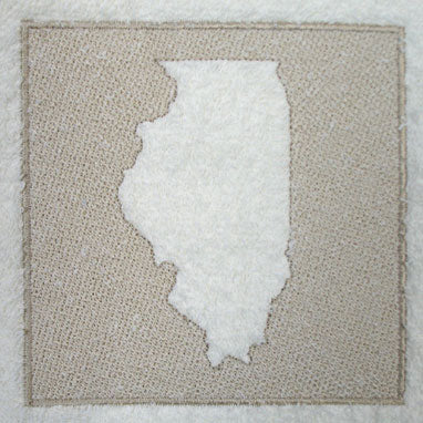Illinois (Embossed)