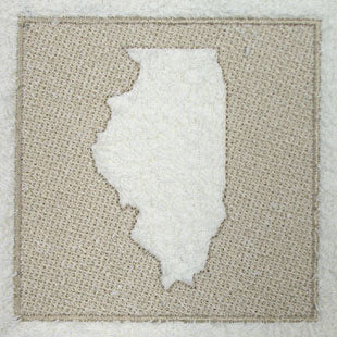 Illinois (Embossed)