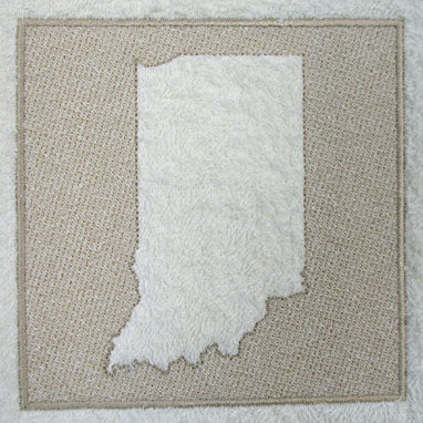 Indiana (Embossed)