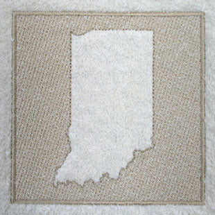 Indiana (Embossed)