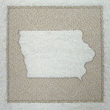 Iowa (Embossed)