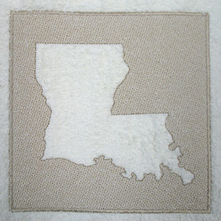 Louisiana (Embossed)