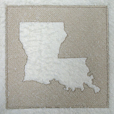 Louisiana (Embossed)