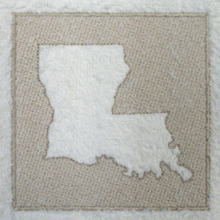 Louisiana (Embossed)