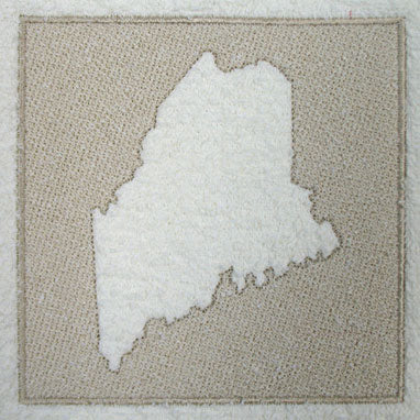 Maine (Embossed)
