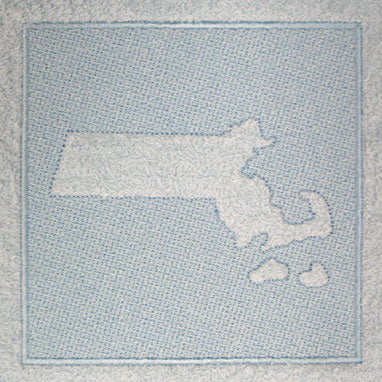 Massachusetts (Embossed)