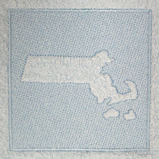 Massachusetts (Embossed)