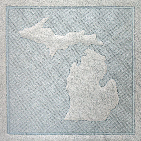 Michigan (Embossed)
