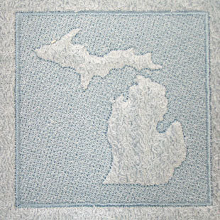 Michigan (Embossed)