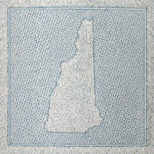 New Hampshire (Embossed)